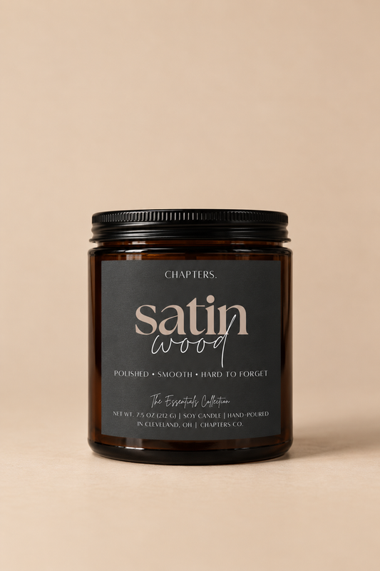 Satin Wood Soy Candle