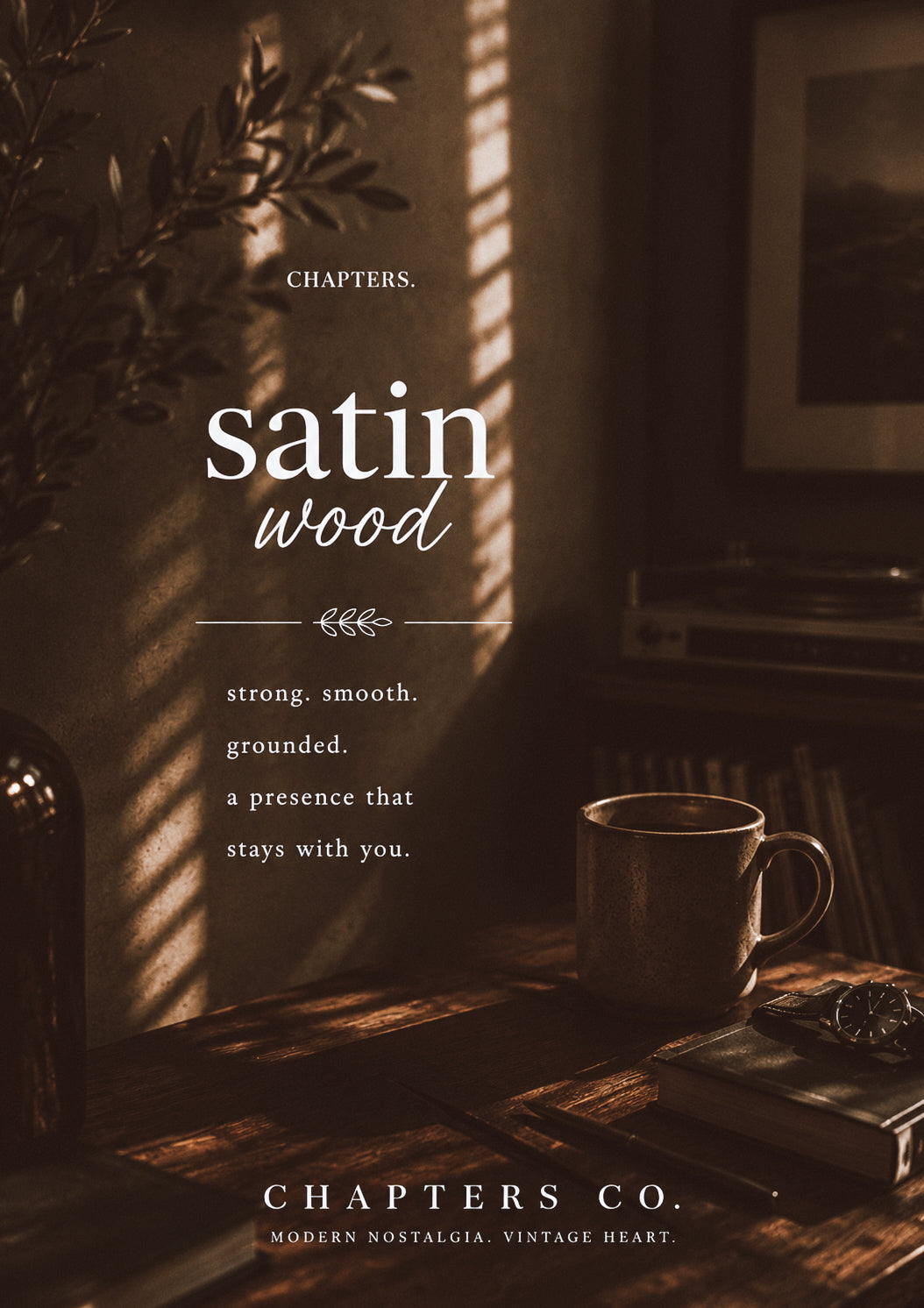 Satin Wood Soy Candle